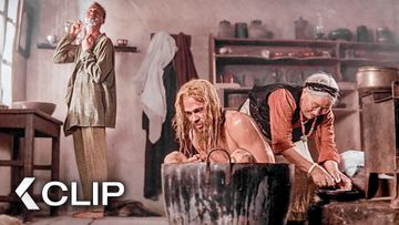 Image of They Finally Arrive in the Forbidden Land - SEVEN YEARS IN TIBET Clip | Brad Pitt