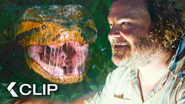Image of Anaconda & Motorcycle Chase Through the Jungle - ANACONDA Clip (2025) Jack Black, Paul Rudd