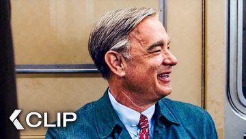 Image of Everyone in the Subway Starts Singing Mister Rogers Song - A BEAUTIFUL DAY IN THE NEIGHBORHOOD Clip