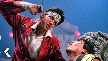 Image of Daniel vs. Chozen Final Fight Scene - The Karate Kid Part 2 (1986)