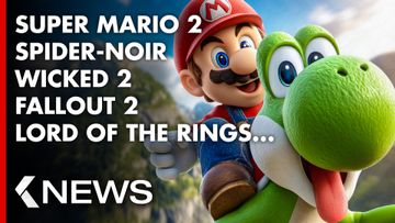 Image of Super Mario 2, Wicked 2, Gollum, Spider-Man Noir, Fallout, Alien: Earth