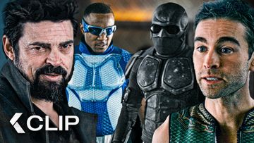 Image of Butcher, Starlight, A-Train vs. The Deep & Black Noir EPIC Fight Scene - THE BOYS Clip