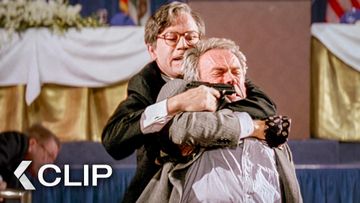 Image of Assassin Shoots the Secret Service Agent Protecting the President - IN THE LINE OF FIRE Clip