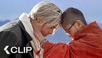 Image of Heinrich and the Dalai Lama’s Last Goodbye - SEVEN YEARS IN TIBET Clip | Brad Pitt