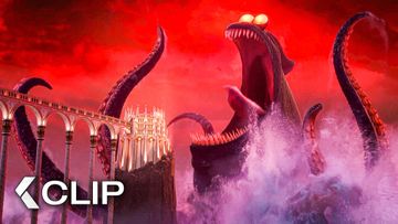 Image of Dracula FIGHTS giant Kraken - HOTEL TRANSYLVANIA 3: SUMMER VACATION Clip | Adam Sandler