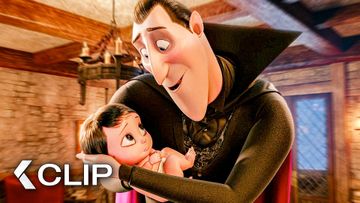 Image of Dracula and his ADORABLE Daughter - HOTEL TRANSYLVANIA Clip