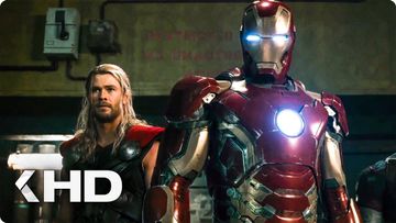 Image of Iron Man vs Ultron Scene | Avengers: Age of Ultron (2015)
