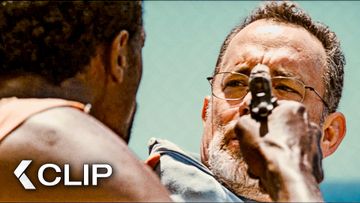 Image of Somali Pirates Put a Gun in Phillips’ Face and Kidnap Him - CAPTAIN PHILLIPS Clip | Tom Hanks