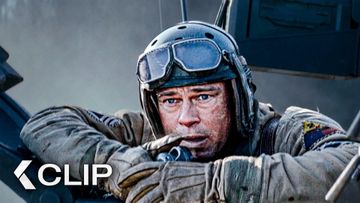 Image of Sherman Tank vs. Nazi Tiger Tank EPIC Battle - FURY Clip | Brad Pitt, Shia Labeouf