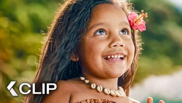 Image of Baby Moana's Magical Ocean Moment - MOANA Clip