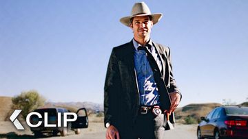 Image of A Dangerous Confrontation in the Desert - JUSTIFIED Clip | Walton Goggins