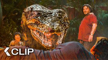 Image of Jungle Explodes as Paul Rudd and Jack Black KILL the Anaconda - ANACONDA Clip (2025)