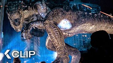 Image of Helicopter Faces The Fury Of Godzilla - GODZILLA Clip (1998) Matthew Broderick, Jean Reno