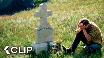 Image of Tristan Breaks Down at His Brother’s Grave - LEGENDS OF THE FALL Clip (1994) Brad Pitt