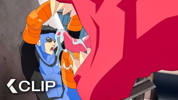 Image of Dinosaurus Fight Scene - INVINCIBLE Season 4 First Look