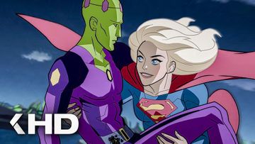 Image of LEGION OF SUPER-HEROES Clip - Supergirl Helps Braniac 5 Flying (2023)