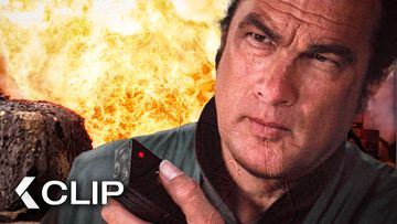 Image of Steven Seagal DESTROYS Entire Weapons Depot - FLIGHT OF FURY Clip