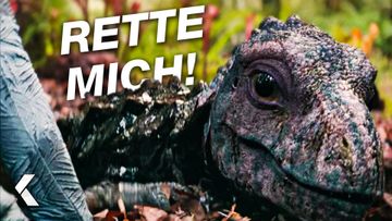 Bild zu Baby Dino in Not! - 65 Clip German Deutsch (2023) Adam Driver