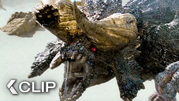 Image of Artemis Versus The Diablos Scene - Monster Hunter (2020) Milla Jovovich, Tony Jaa