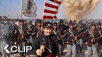 Bild zu Se lanzaron a una Muerte Segura en Fort Wagner - TIEMPOS DE GLORIA Clip