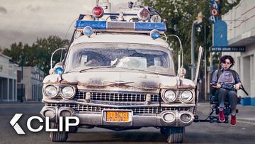 Image of Going on a Ghost Hunt with the ICONIC Ecto-1 - GHOSTBUSTERS: AFTERLIFE Clip | Paul Rudd