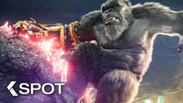 Image of GODZILLA X KONG: The New Empire “Kong Jumps On Godzilla” New TV Spot (2024)