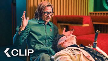 Image of Bad Bunny Attacks the Wrong Man for His Wife’s Murder - BULLET TRAIN Clip | Brad Pitt