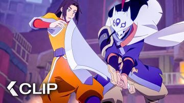 Image of The Faceless Attack the Haven of Wind and Sand - AVATAR: SEVEN HAVENS Clip