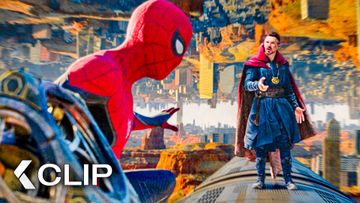Image of Peter vs. Dr. Strange Mirror Dimension - SPIDER-MAN: NO WAY HOME Clip | Tom Holland