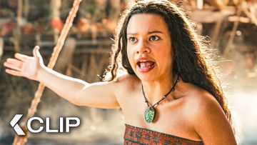 Image of Moana and Maui Face the Kakamora - MOANA Clip
