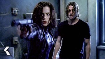 Image of Selene Saves Michael Scene - Underworld (2003) Kate Beckinsale, Michael Sheen
