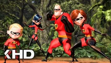 Image of THE INCREDIBLES Movie Clip - Family Battle Time (2004)