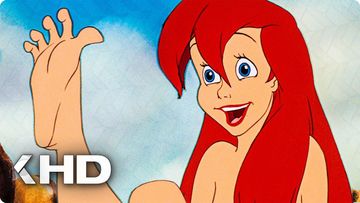 Image of Arielle Gets Human Feet Scene Movie Clip - The Little Mermaid (1989)