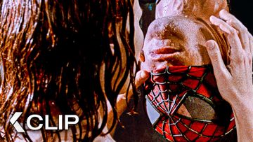 Image of "I Think I Have a Superhero Stalker" MJ Kisses Spider-Man - SPIDER-MAN Clip | Tobey Maguire