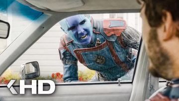 Image of Nebula Can't Open The Car Door Scene - Guardians of the Galaxy 3 (2023)