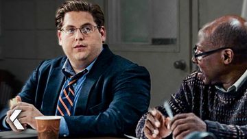 Image of Jonah Hill's Strategy for Picking Players - Moneyball | Brad Pitt