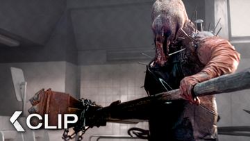 Image of Axeman Battle In Prison Shower Room - RESIDENT EVIL: AFTERLIFE