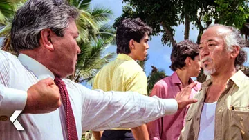 Image of Mr. Miyagi Is Threatened By Sato Scene - The Karate Kid Part 2 (1986)