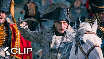 Image of The DRAMATIC Battle at Waterloo - NAPOLEON Clip (2023) Joaquin Phoenix