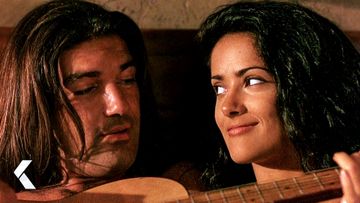 Image of El Mariachi’s Guitar Serenade - DESPERADO Clip | Antonio Banderas, Salma Hayek