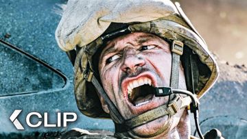 Image of The Soldiers Face the Aliens for the First Time Under Fire - BATTLE: LOS ANGELES Clip