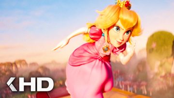 Image of Princess Peach Kicks Bowser! Scene - THE SUPER MARIO BROS. MOVIE (2023)