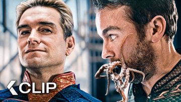 Image of Homelander Shows His Power by Making The Deep Eat Timothy - THE BOYS Clip | Antony Starr