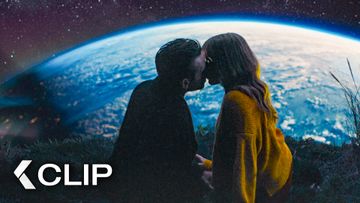 Image of Margit Robbie & Colin Farrell Beautiful Kiss Scene in Space - A BIG BOLD BEAUTIFUL JOURNEY Clip