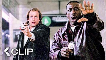 Image of Intense Subway Chase That Explodes Into Deadly Gunfire - MONEY TRAIN Clip | Wesley Snipes