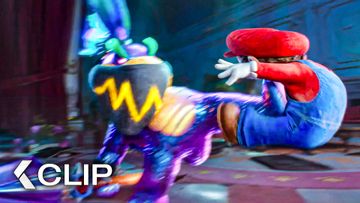 Image of Luigi and Mario Fight Bowser Jr - THE SUPER MARIO GALAXY MOVIE Clip