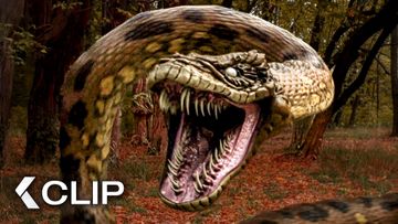 Image of Desperate Shootout Against the Giant Snake Ends in Brutal Death - ANACONDAS: TRAIL OF BLOOD Clip
