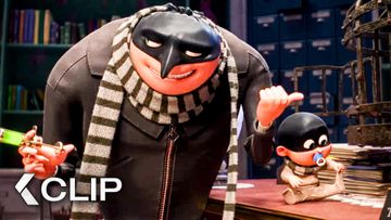 Image of DESPICABLE ME 4 Movie Clip - Baby Gru's First Heist (2024) Minions