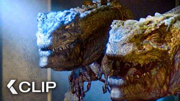 Image of Escaping The Swarm Of Baby Godzillas - GODZILLA Clip (1998) Matthew Broderick, Jean Reno