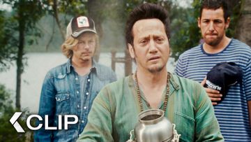 Image of Adam Sandler y sus Amigos esparcen las Cenizas del Entrenador - SON COMO NIÑOS Clip